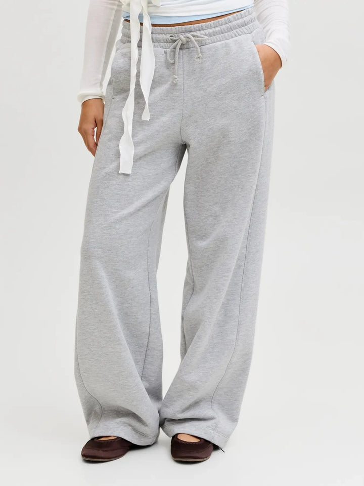Jjxx - Jxcora Wide Barrel Sweat Pants Swt - 4949850 Light Grey Melange Sweatpants 