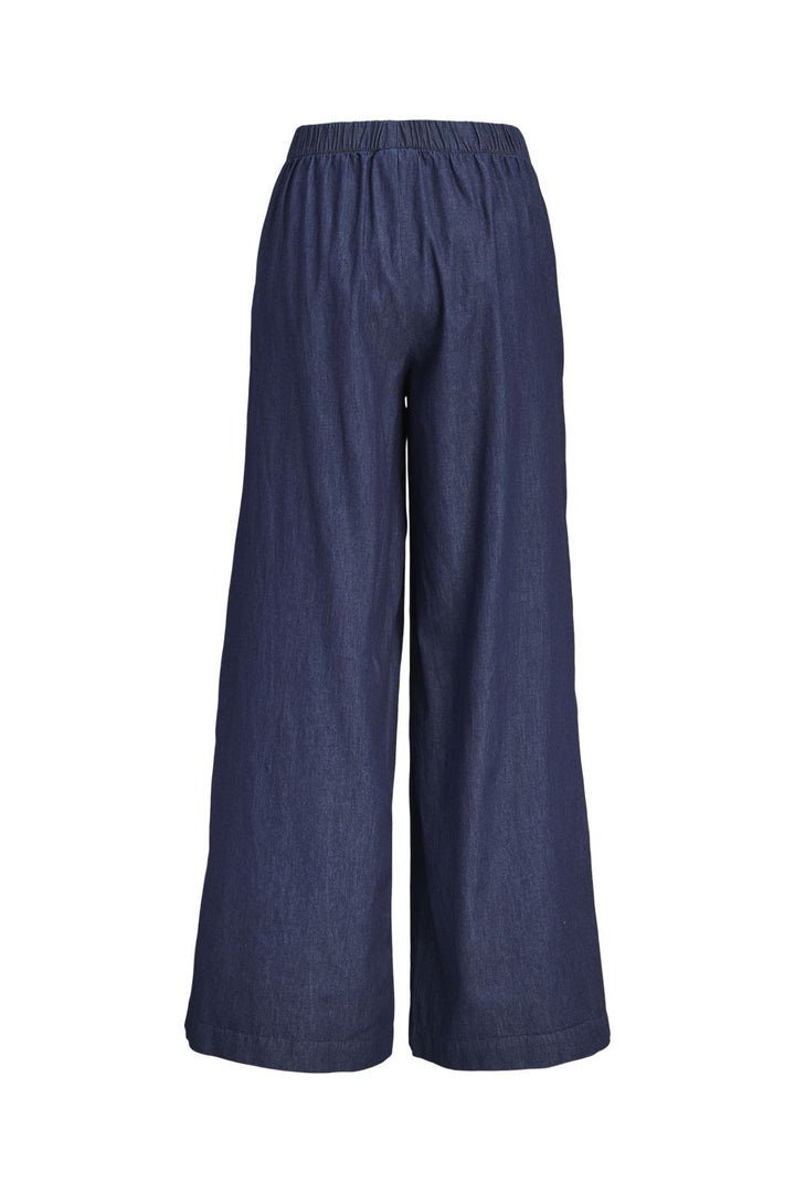 Jjxx - Jxdebby Chambrey Wide Pants - 4954871 Dark Blue Denim