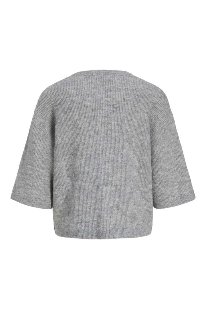 Jjxx - Jxevi Ss Cardigan Knit - 4832228 Medium Grey Melange