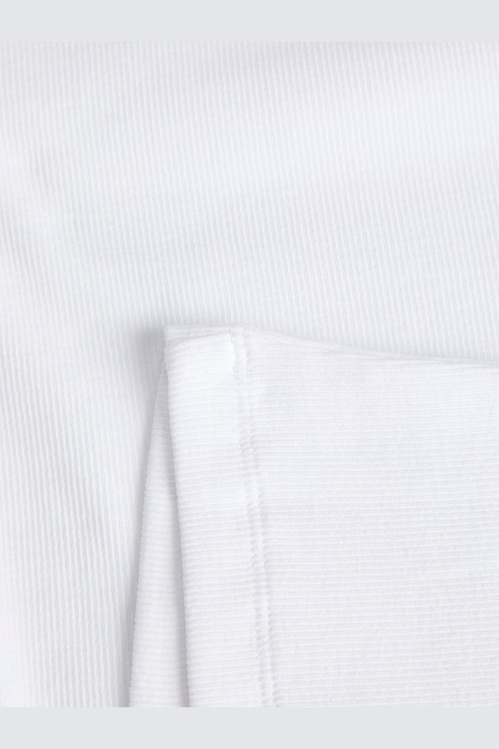 Jjxx - Jxfifi Str Boatneck Ls Wide Top - 5200676 Bright White