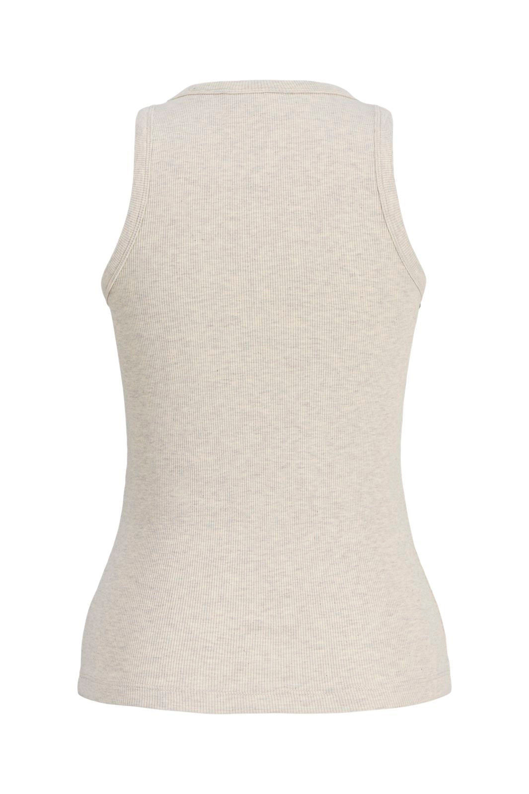 Jjxx - Jxfrida Sl U-Neck Top - 5018836 Oatmeal Melange