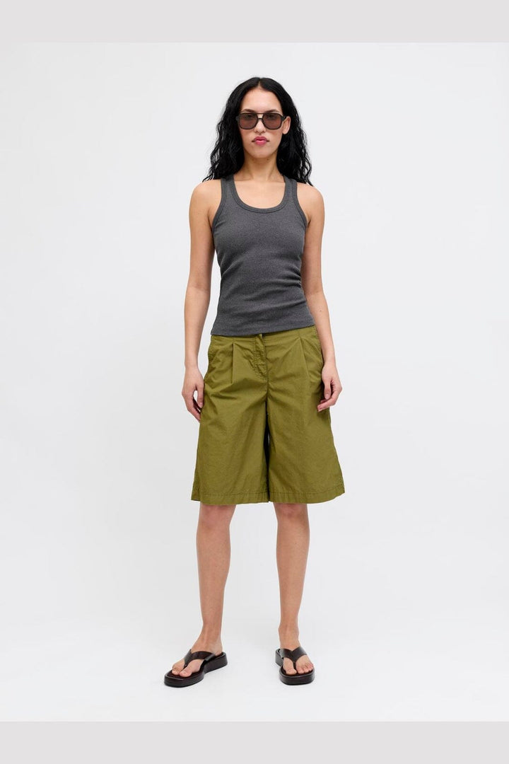Jjxx - Jxfrida Sl U-Neck Top - 5037762 Dark Grey Melange