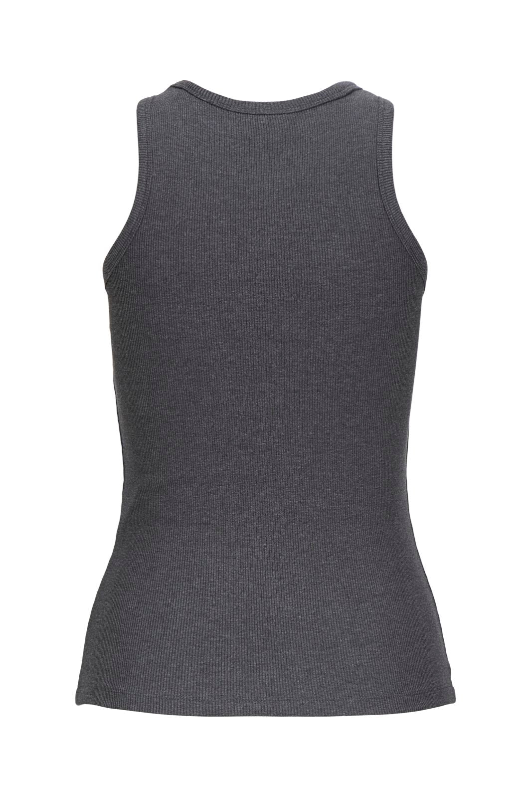 Jjxx - Jxfrida Sl U-Neck Top - 5037762 Dark Grey Melange