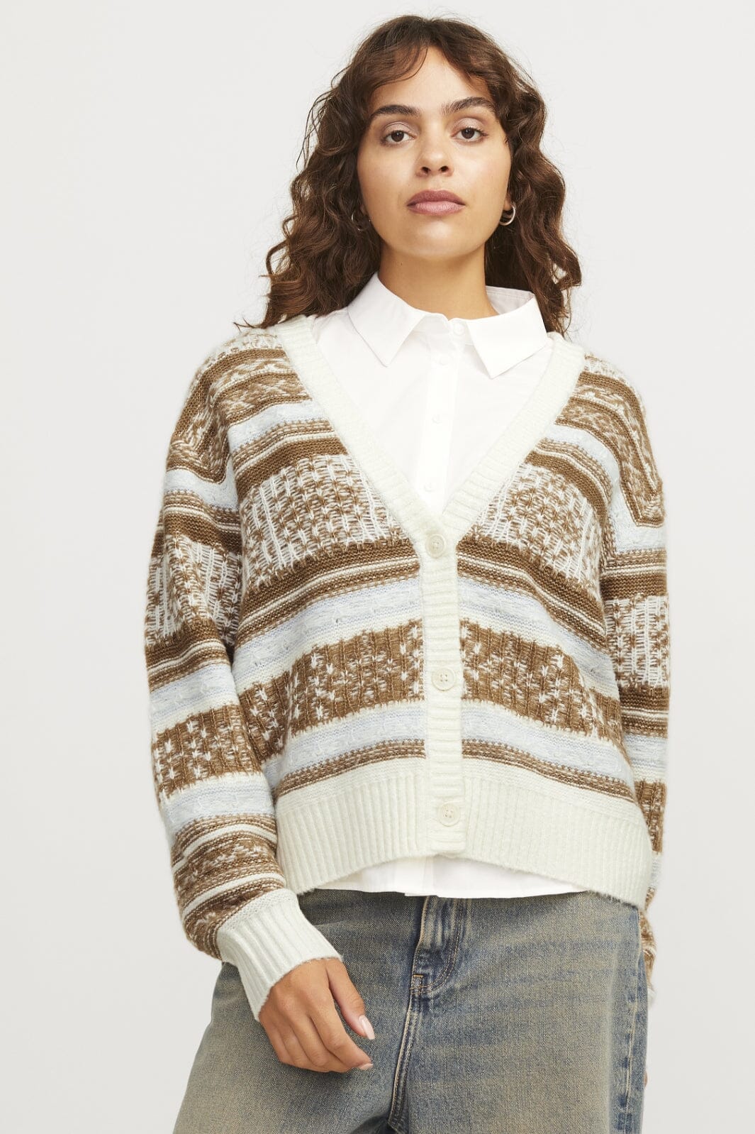 Jjxx - Jxgalilea Cardigan Knit 12261552 - 4575099 - Vanilla Ice