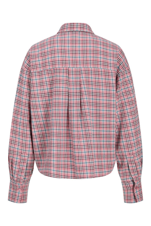 Jjxx - Jxjamie Check Flannel Ls Short Shirt - 5040719 Orchid Smoke Skyway