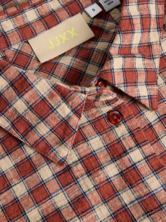 Jjxx - Jxjamie Flannel Detail Shirt - 5031556 Picante Checks Skjorter 