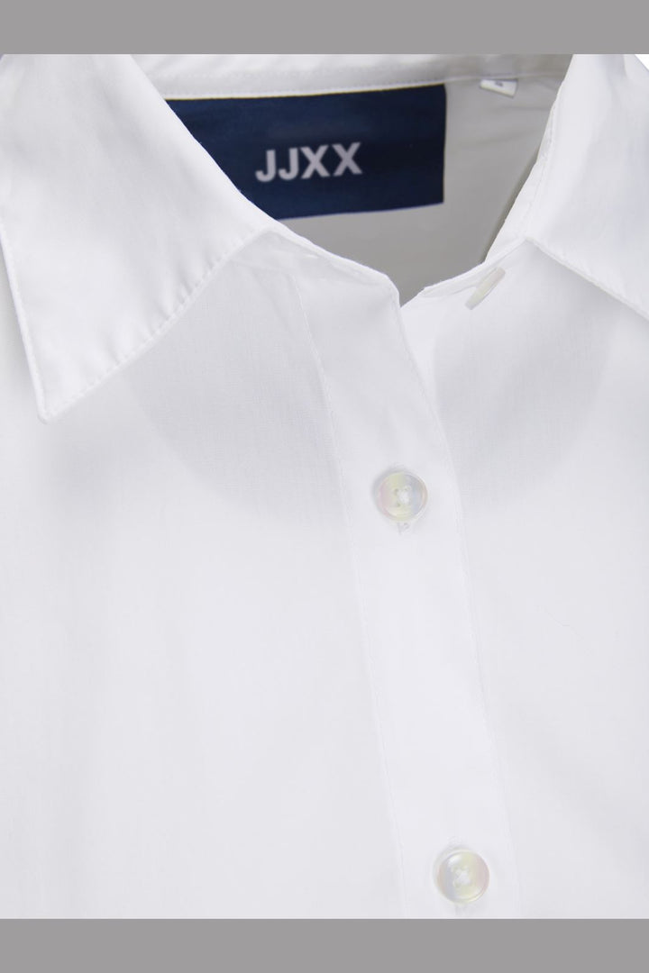 Jjxx - Jxjamie Ls Relaxed Poplin Shirt - 3769599 White