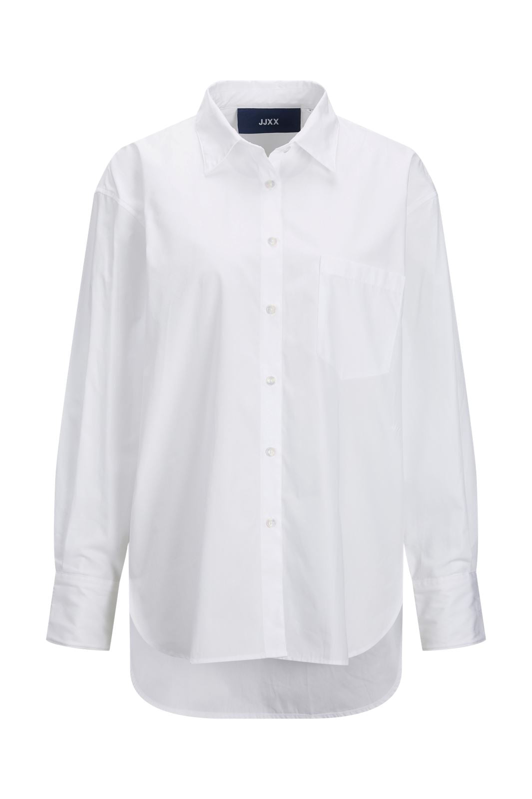 Jjxx - Jxjamie Ls Relaxed Poplin Shirt - 3769599 White