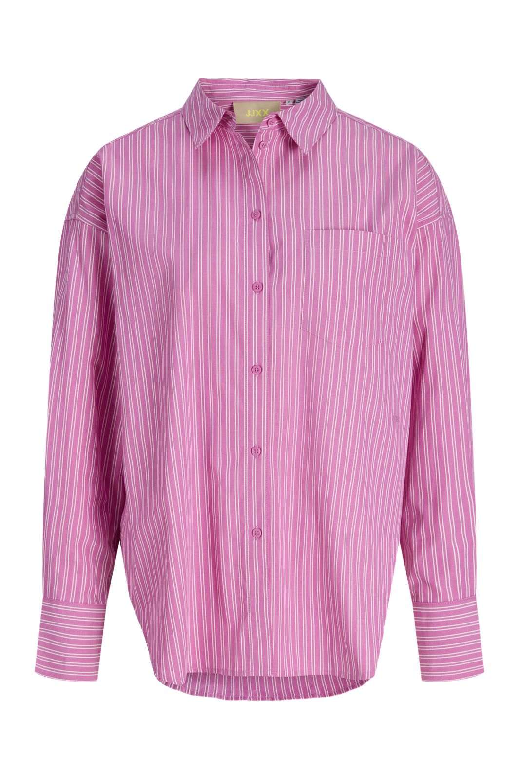 Jjxx - Jxjamie Ls Relaxed Poplin Shirt - 4903184 Fiji Flower White