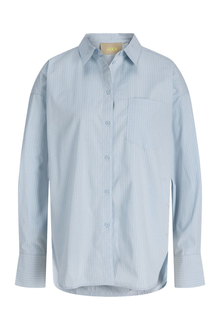 Jjxx - Jxjamie Ls Relaxed Poplin Shirt - 4903185 Skyway White