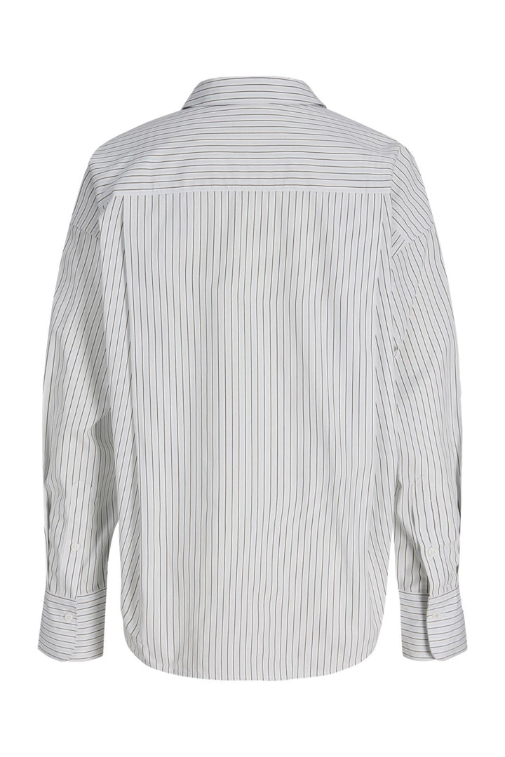 Jjxx - Jxjamie Ls Relaxed Poplin Shirt - 4919749 Skyway Stripes