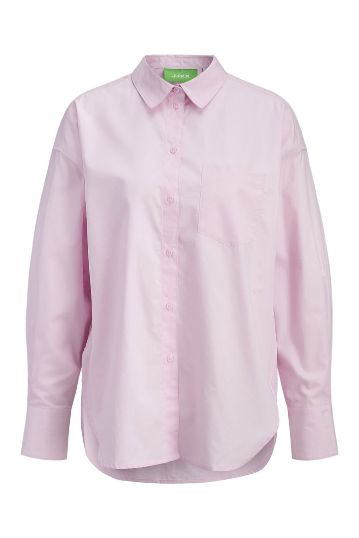 Jjxx - Jxjamie Ls Relaxed Poplin Shirt - 4935936 Pink Lady
