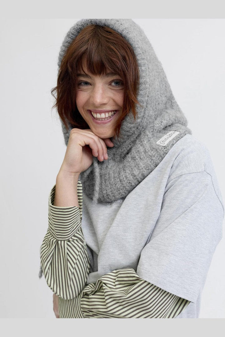 Jjxx - Jxkatherine Knitted Balaclava Acc Ln - 4838222 Medium Grey Melange