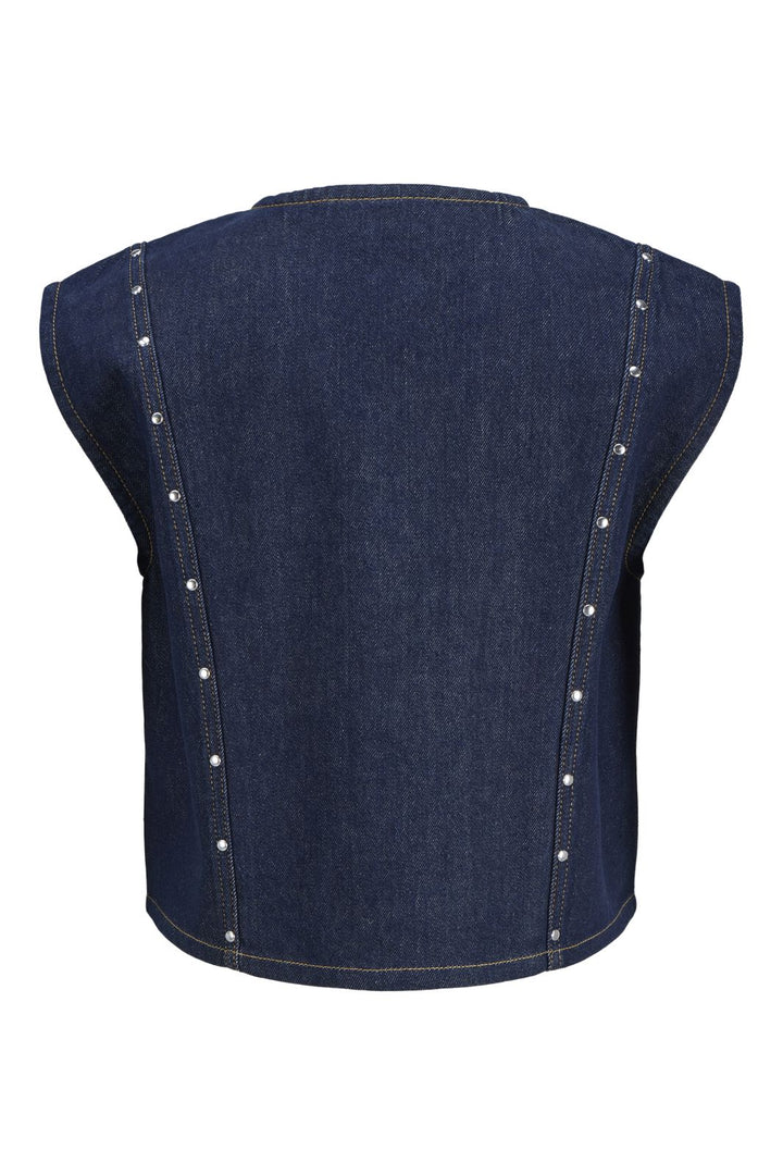 Jjxx - Jxmae Waistcoat R295 - 4870072 Dark Blue Denim