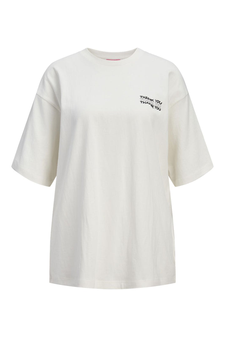 Jjxx - Jxmillow Loose Ss Tee Sp226 - 4979722 Sugar Swizzle Thank You For Nothing