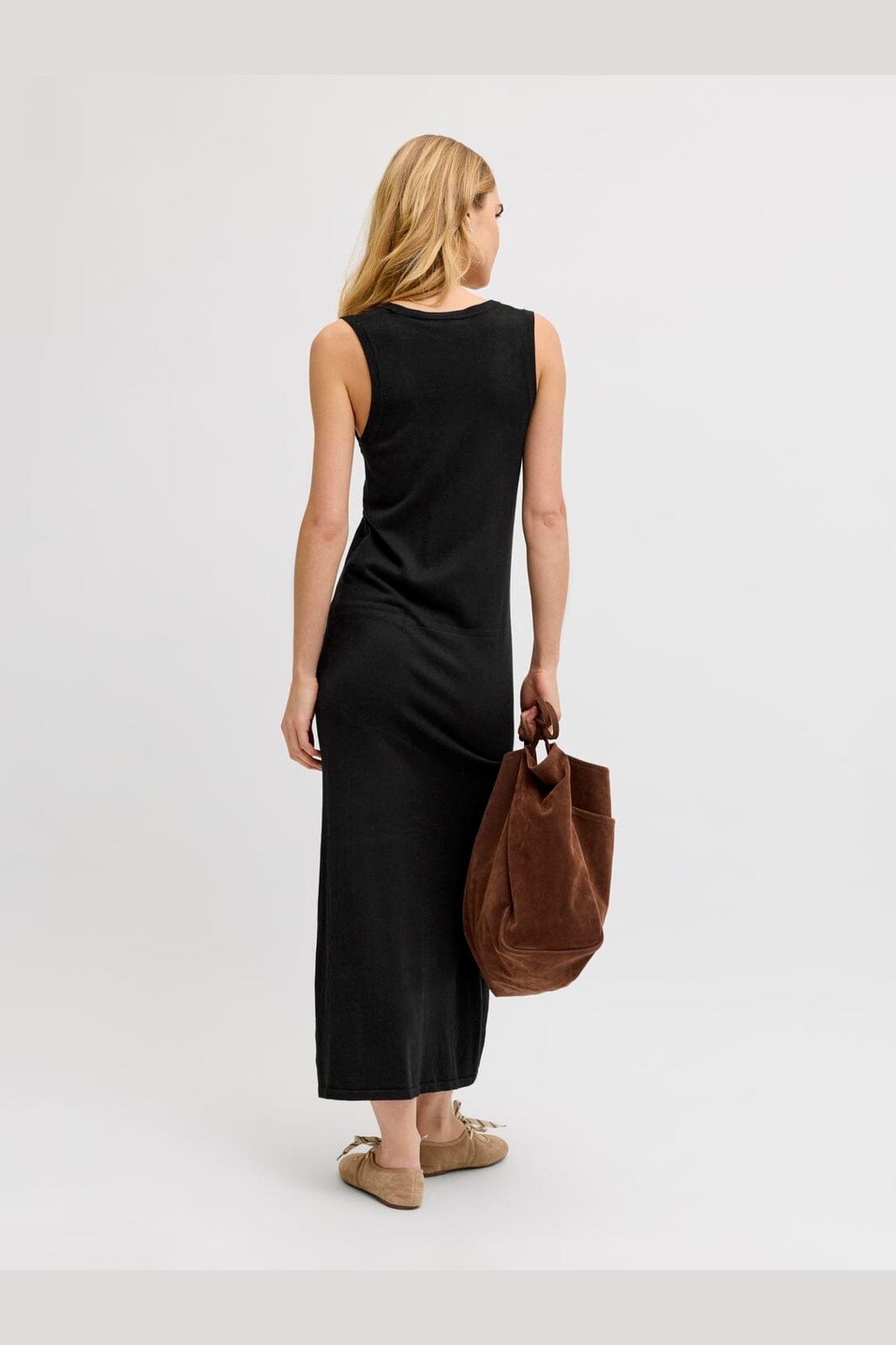 Jjxx - Jxmina Comfy Long Dress Knit Sn - 4916186 Black