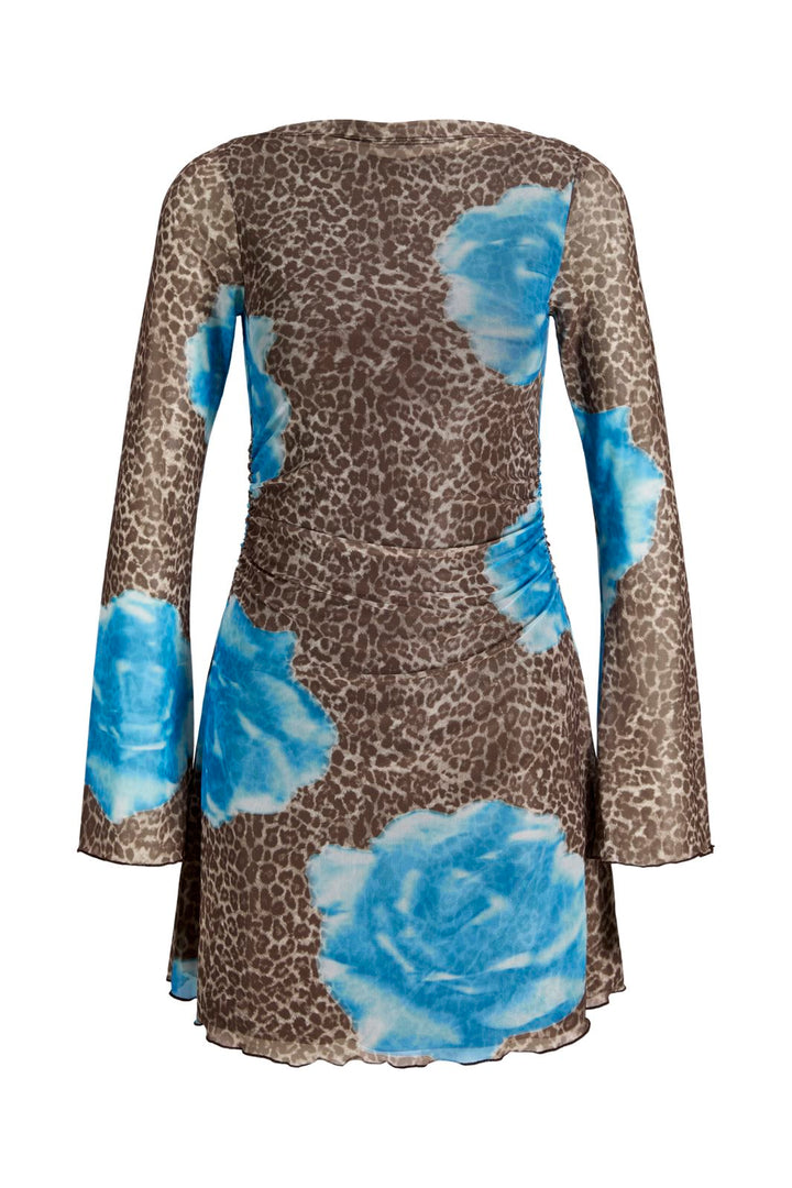 Jjxx - Jxminna Mesh Ls Dress - 4903914 Pine Bark Leo W. Swim Cap Rose