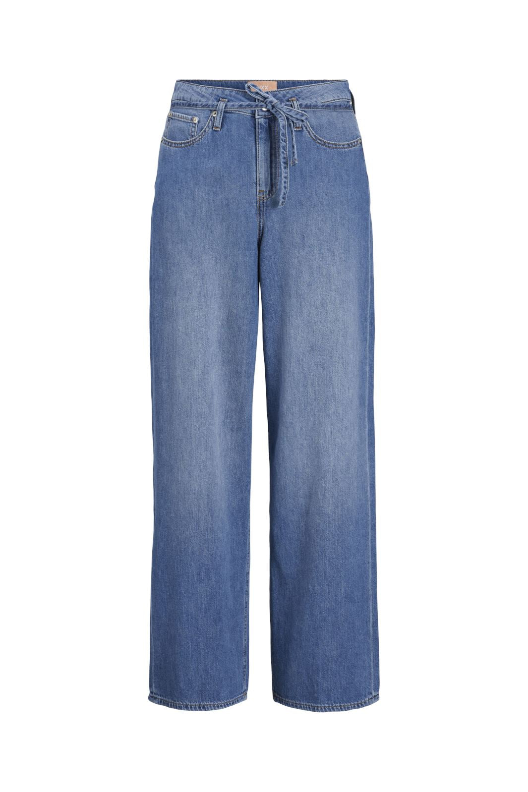 Jjxx - Jxpixi Wide Linen Blend Lw Jeans - 4478728 Light Blue Denim