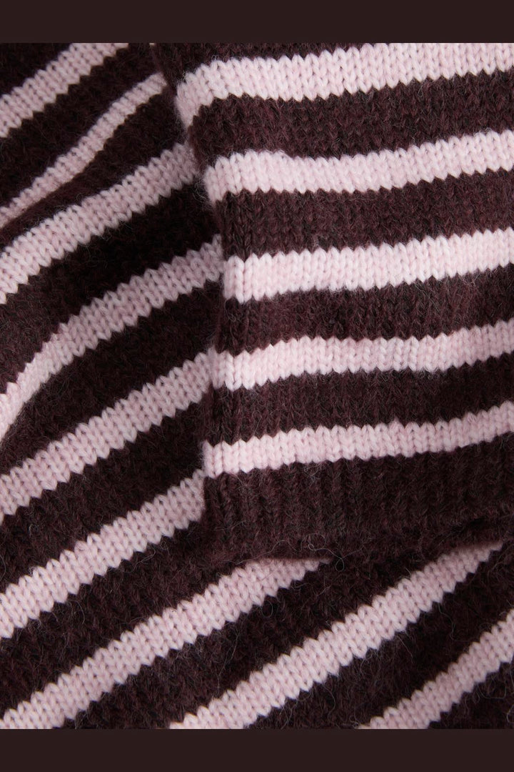 Jjxx - Jxrosanna Roll Neck Knit - 5128808 Fudge / Pink Nectar
