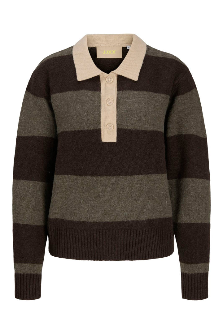 Jjxx - Jxruby Polo Neck Knit Sn - 5058805 Seal Brown