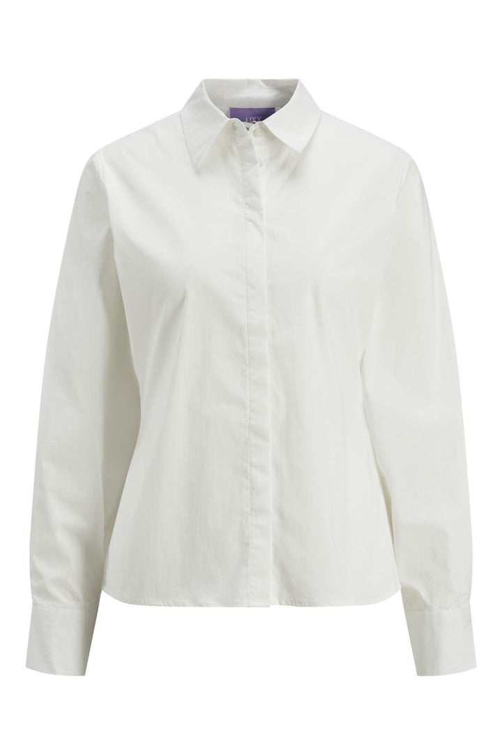 Jjxx - Jxsaga Ls Slim Shirt Sn - 4527215 Blanc De Blanc