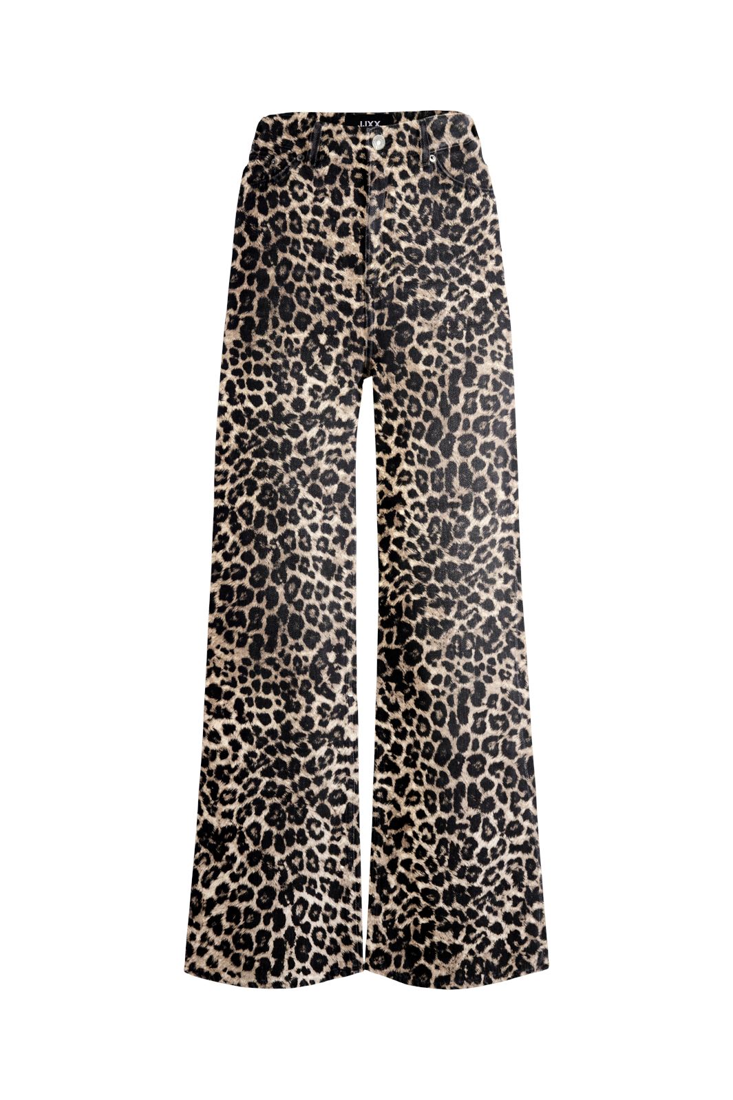 Jjxx - Jxsarah Tokyo Leo Wide Pant - 4702530 Cornstalk Leopard