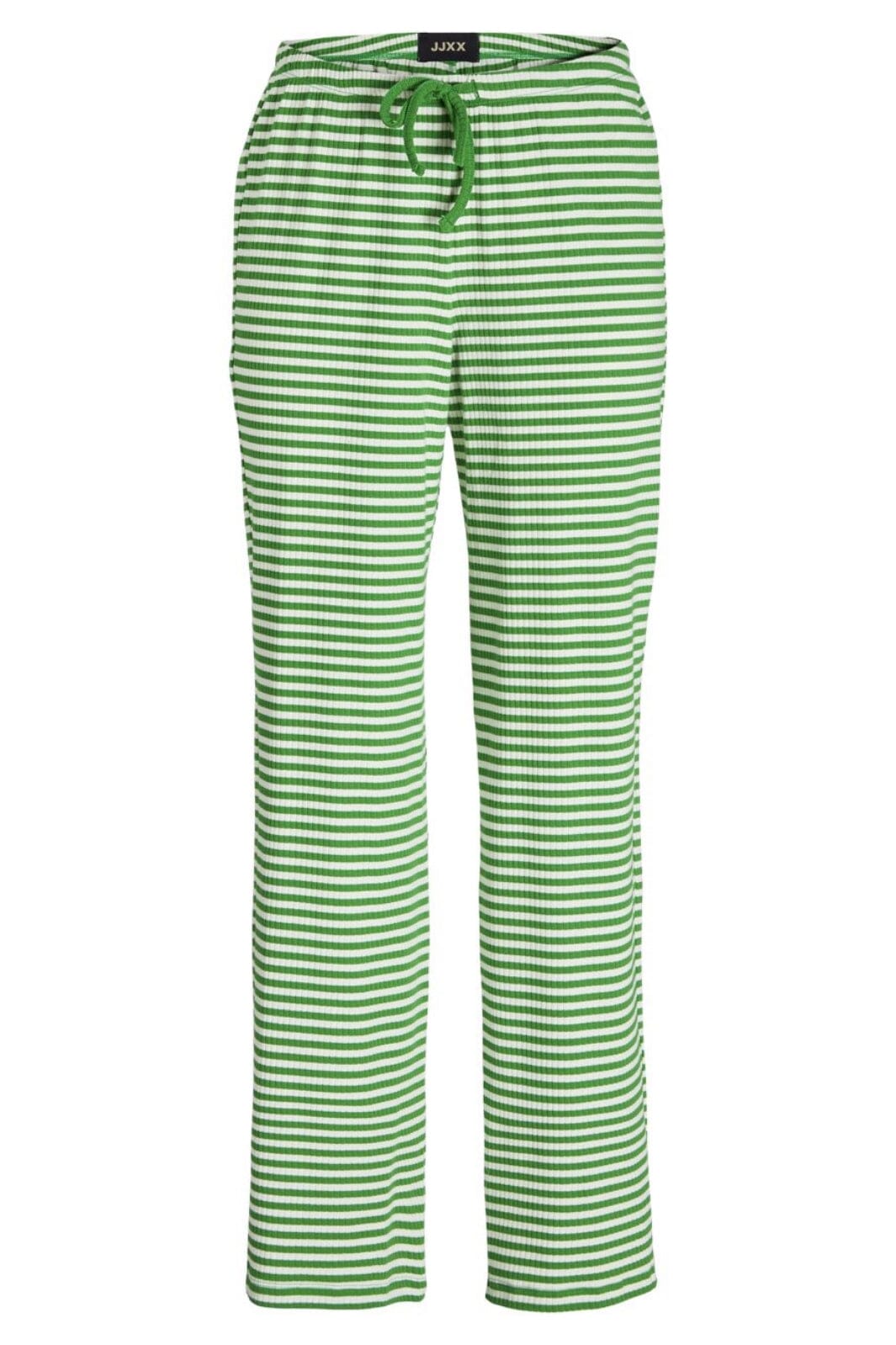 Jjxx - Jxstella Rlx Wide Pants - 4684345 Vanilla Ice Fern Green Bukser 