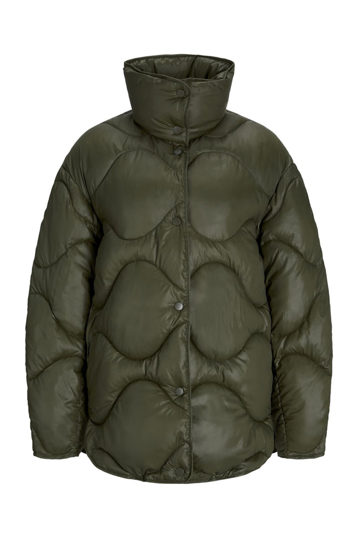 Jjxx - Jxstella Shiny Quilted Jacket Sn - 4602253 Grape Leaf