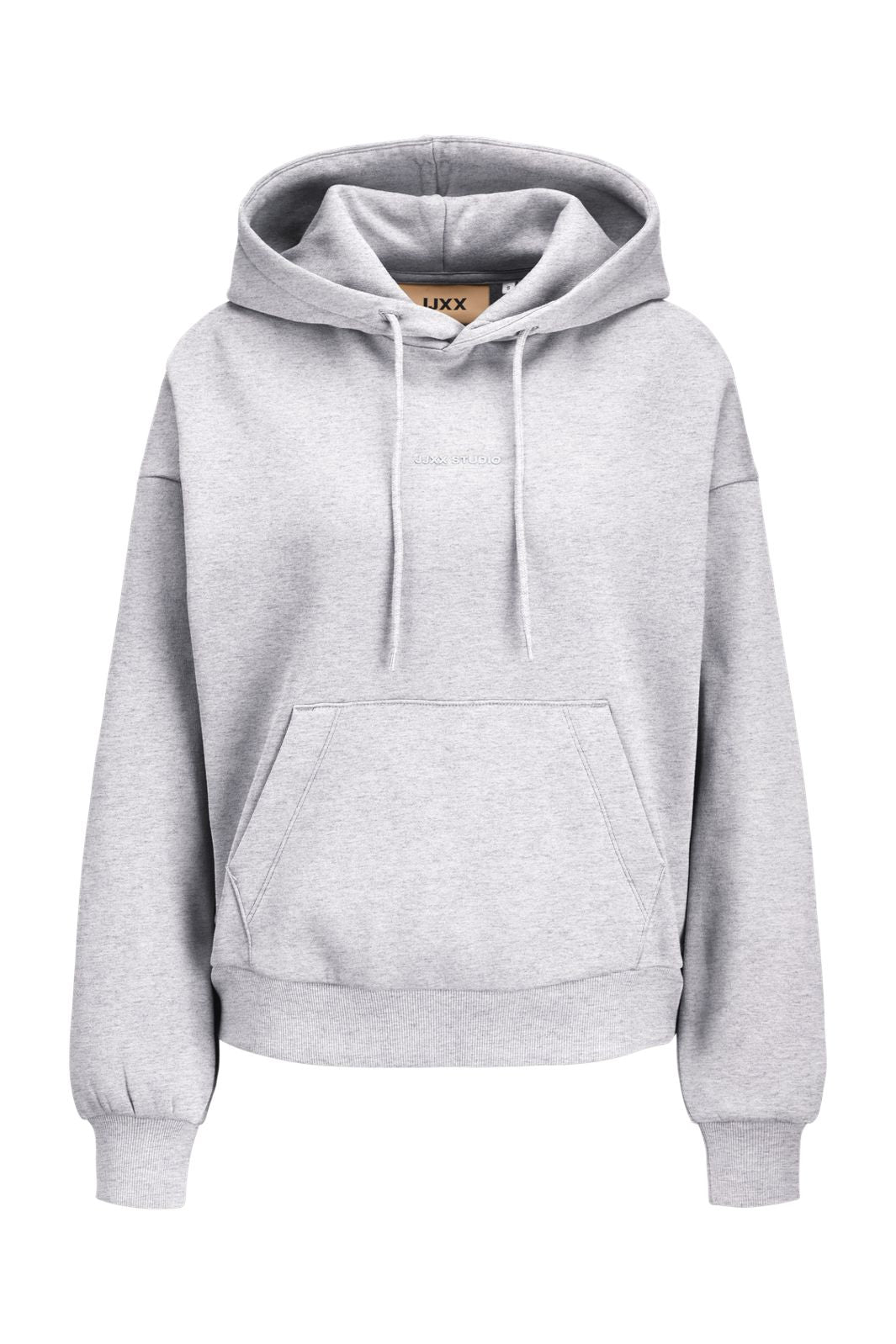 Jjxx - Jxstudio Vesterbro Ls Rlx Hood Swt - 4867439 Light Grey Melange Bright White Jjxx Studio