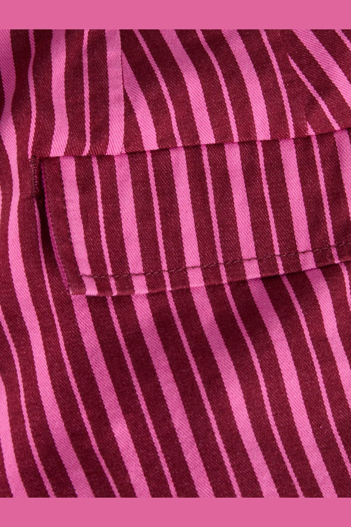 Jjxx - Jxthea Maddy Shorts Sn - 4917959 Cabernet Fiji Flower