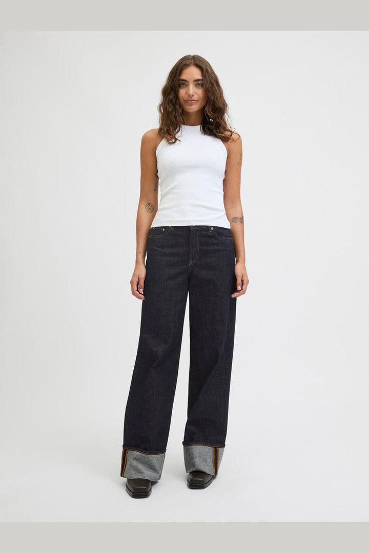 Jjxx - Jxtokyo Vega Wide Fold Up R269 - 4825097 Dark Blue Denim