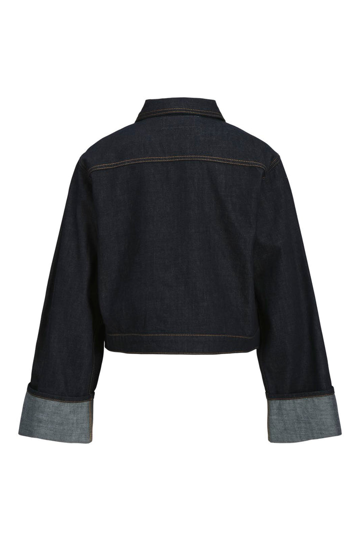 Jjxx - Jxvega Denim Jacket Fold Up R269 - 4825511 Dark Blue Denim