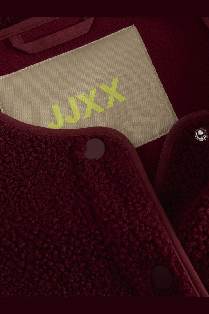 Jjxx - Jxvera Teddy Vest Sn - 4903376 Cabernet