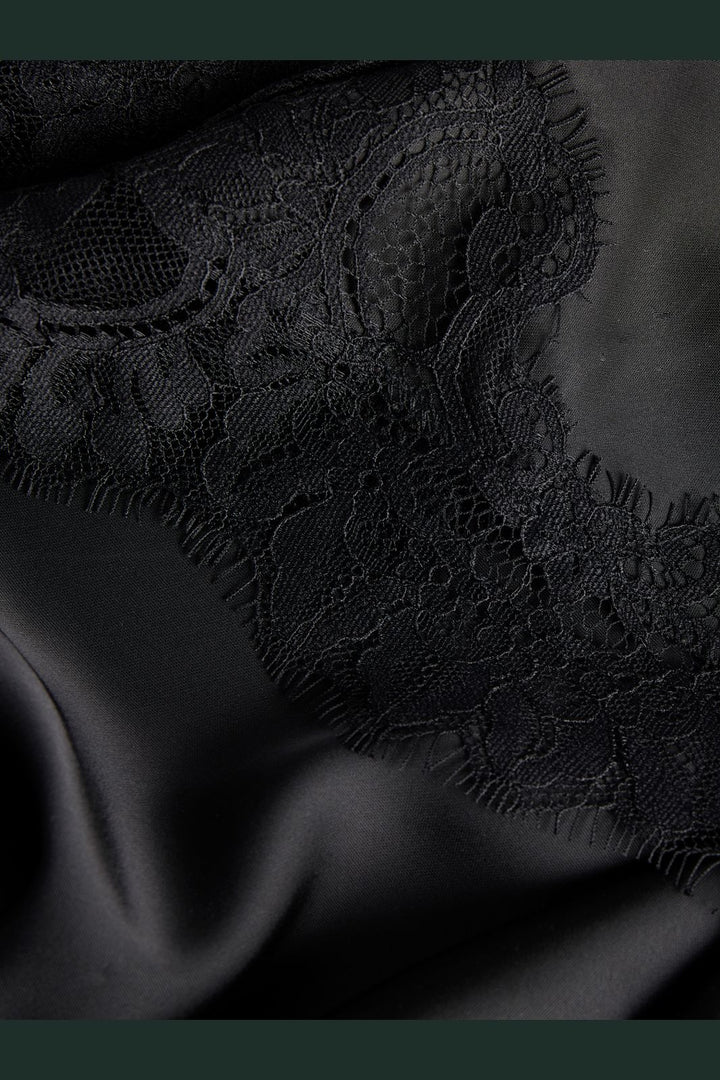 Jjxx - Jxvima Satin Sl Lace Mix Dress Ln - 5107926 Black