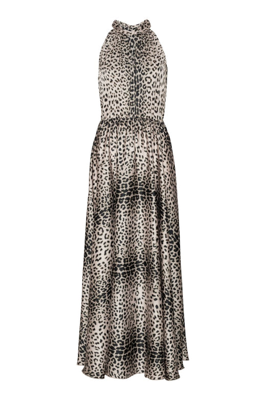 Karmamia - Ava Maxi Dress 2181 - Nude Leopard Kjoler 