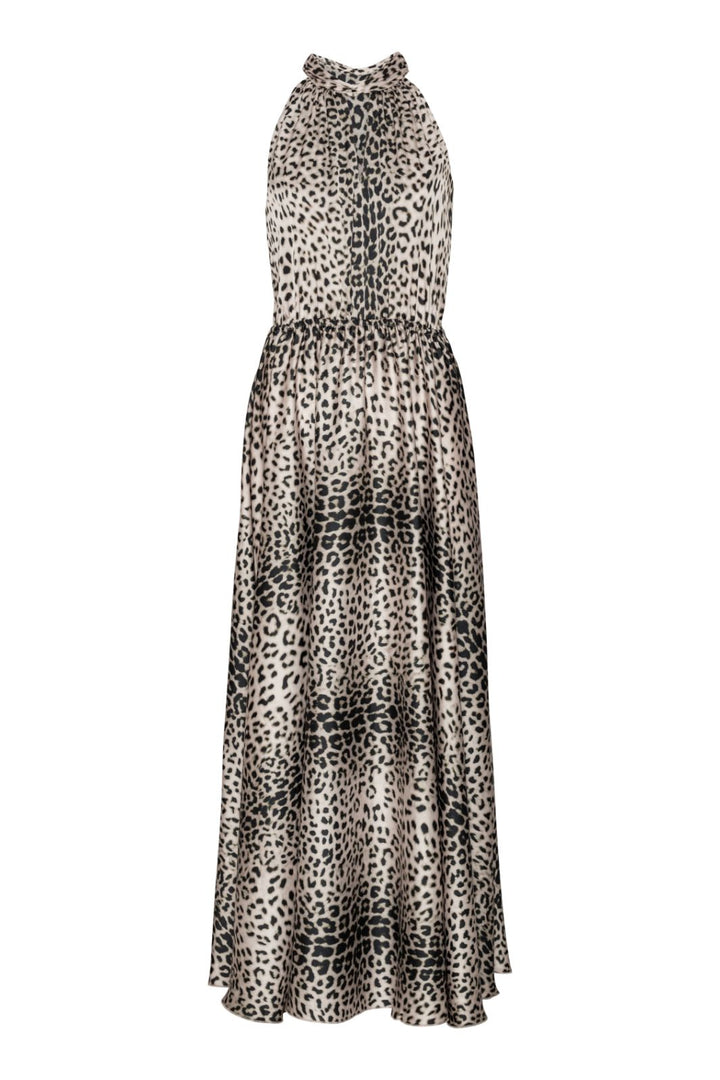 Karmamia - Ava Maxi Dress 2181 - Nude Leopard Kjoler 