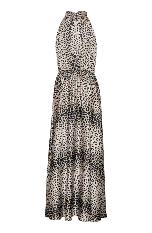 Karmamia - Ava Maxi Dress 2181 - Nude Leopard Kjoler 
