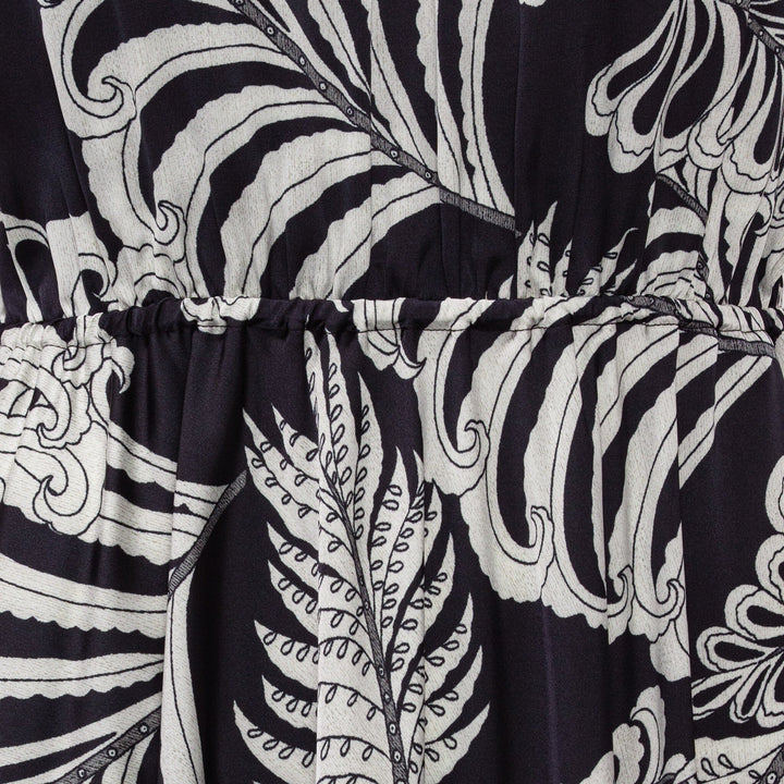 Karmamia - Ava Maxi Dress 2369 - Navy Palm Kjoler 