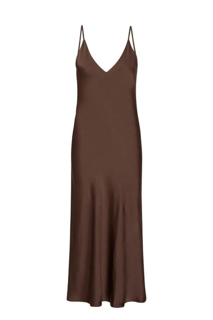 Karmamia - Camisole Dress 2232 - Semi Rich Brown
