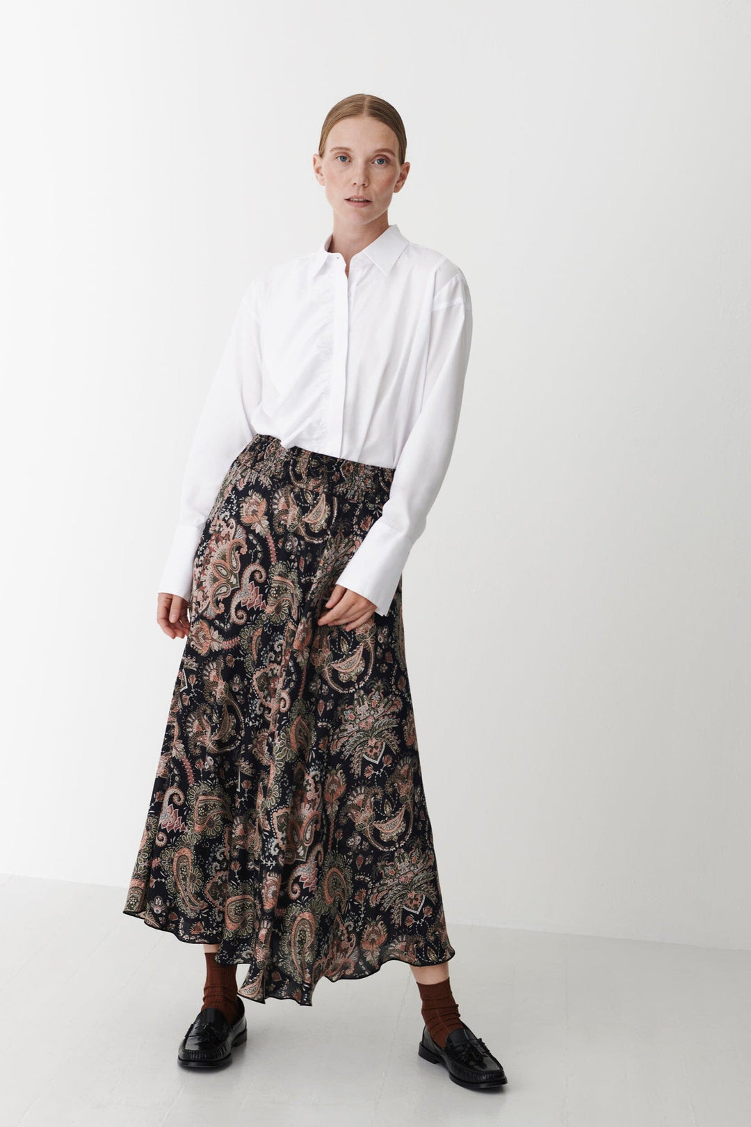Karmamia - Drew Shirt 2206 - Cloud White Skjorter 