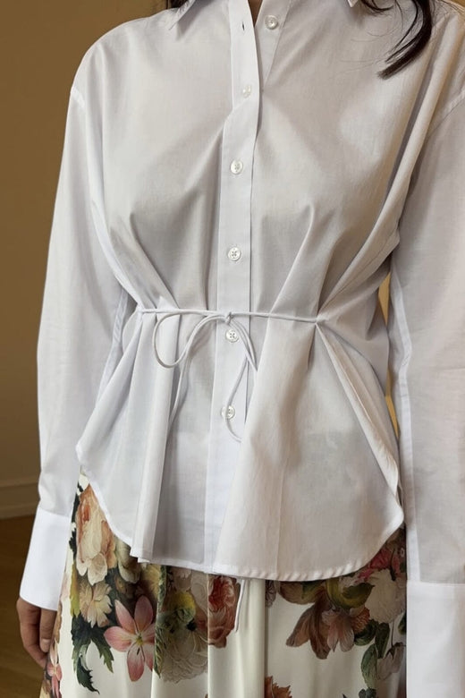 Karmamia - Edie Shirt 2101 - Cloud White Skjorter 