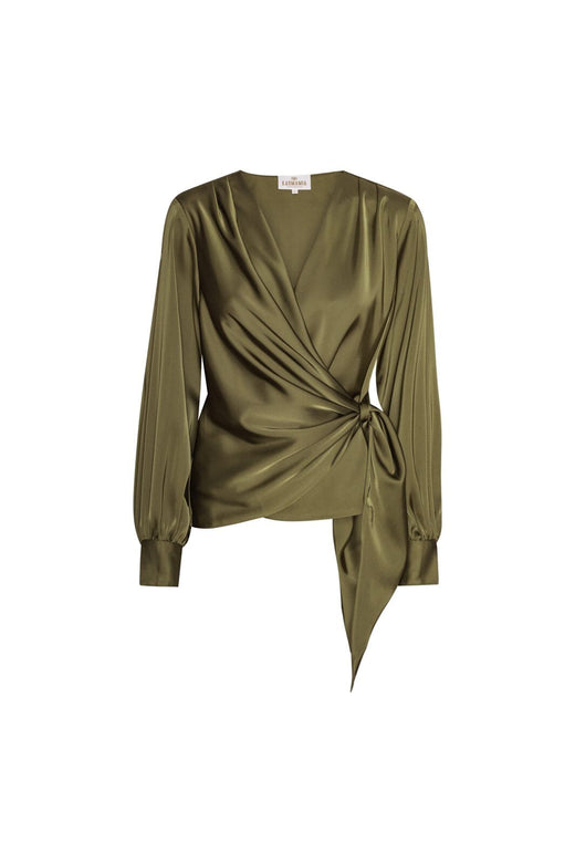 Karmamia - Ines Blouse 1951 - Semi Rich Olive