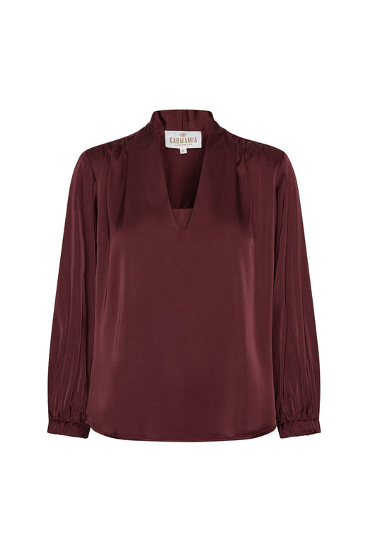 Karmamia - Jody Blouse 2511 - Semi Rich Wine