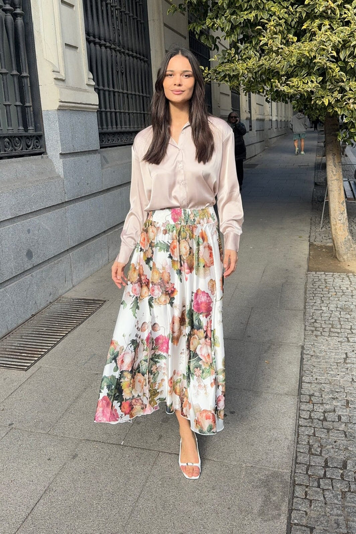 Karmamia - Savannah Skirt 2130 - Summer Bloom Nederdele 