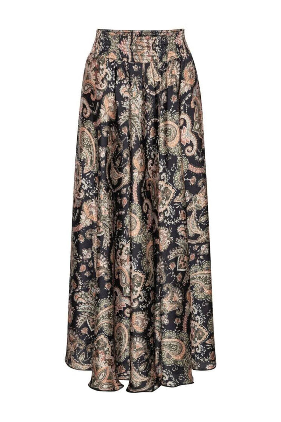 Karmamia - Savannah Skirt 2240 - Khaki Paisley Nederdele 