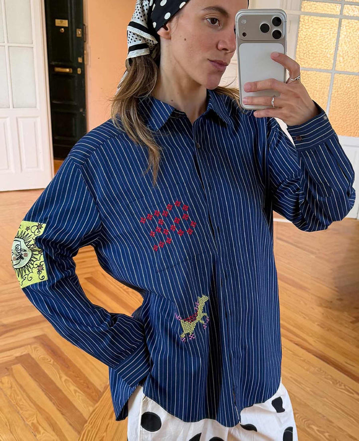 Sissel Edelbo - Brenna Shirt Se 2007 - Navy Stripes