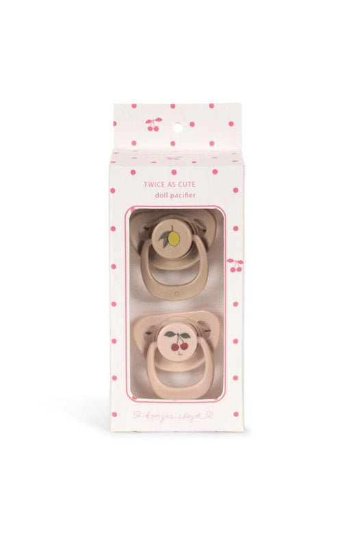 Konges Sløjd - 2 Pack Doll Pacifier Ks105835 - Cherry/lemon