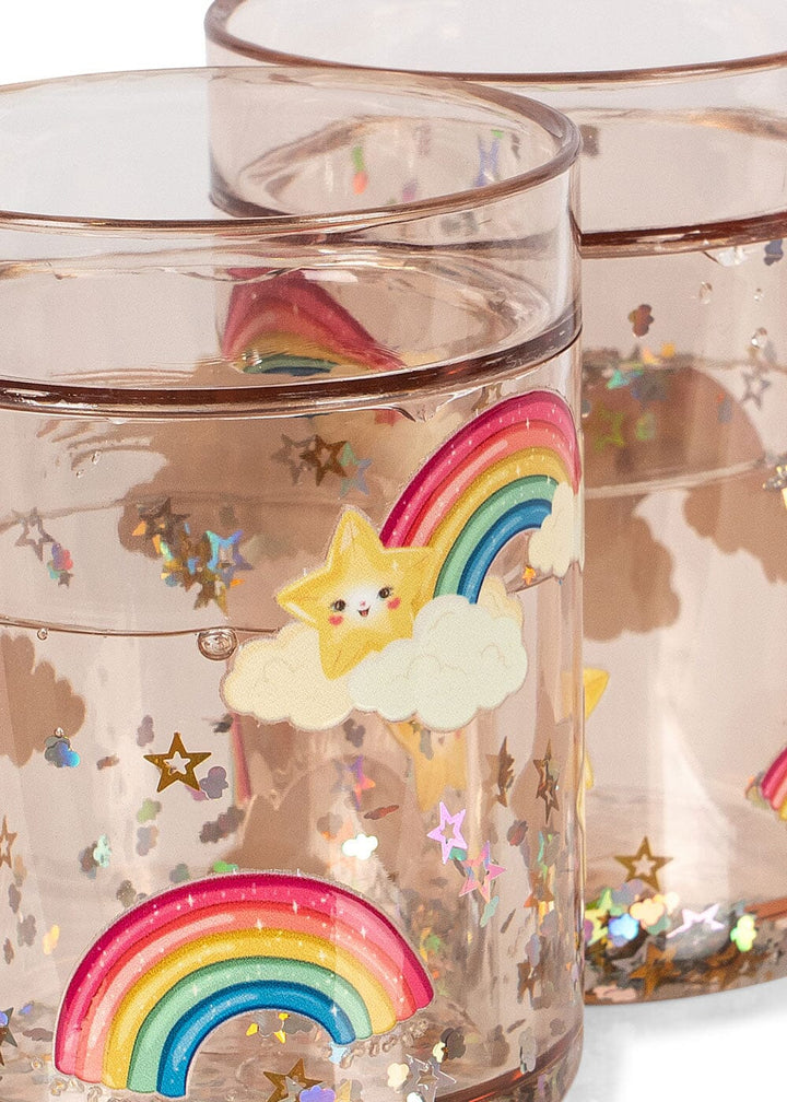 Konges Sløjd - 2 Pack Glitter Cups Ks105837 - Rainbow