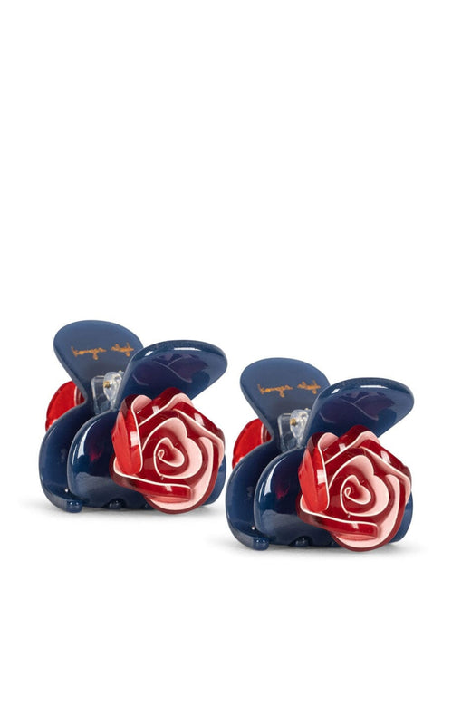 Konges Sløjd - 2 Pack Rose Hair Claw Small Ks105855 - Total Eclipse