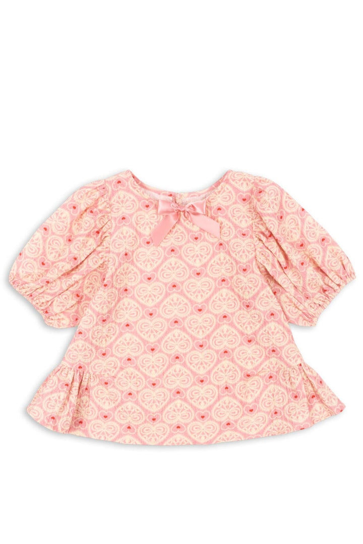 Konges Sløjd - Ava Ss Blouse Gots Ks102445 - Lacy Pink